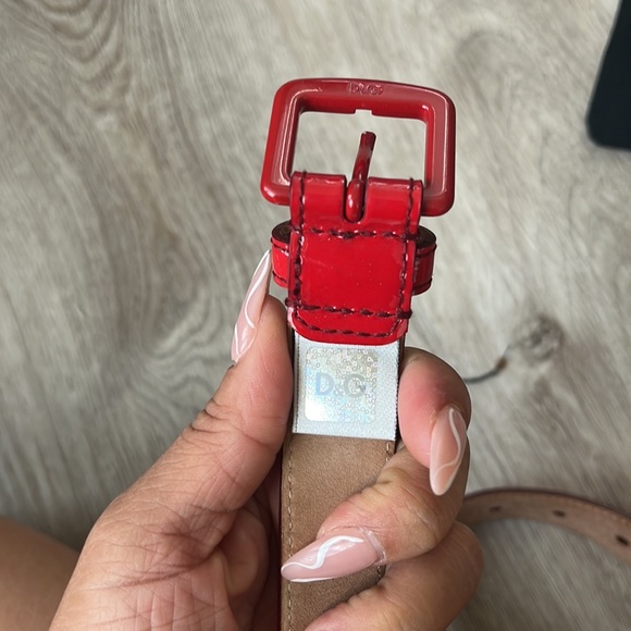 Red D&G authentic belt